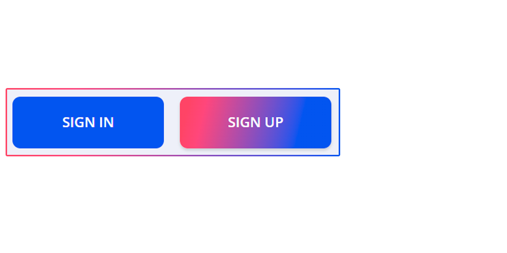 Login and registration buttons